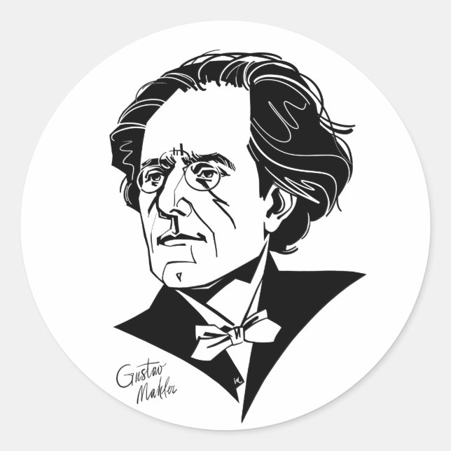 Adesivo Gustav Mahler (Frente)