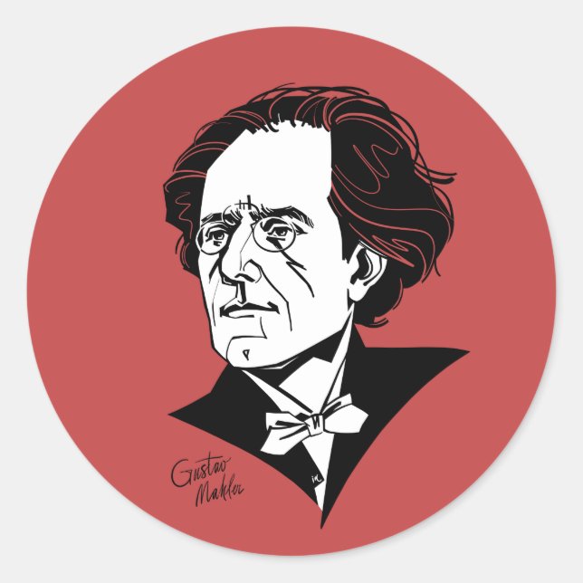 Adesivo Gustav Mahler (Frente)