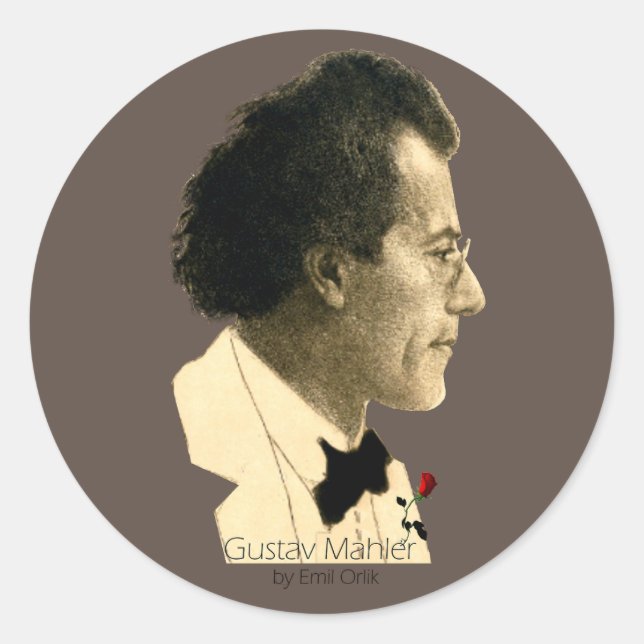Adesivo Gustav Mahler (Frente)