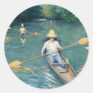 Adesivo Gustave Caillebotte - Barcos no Yerres