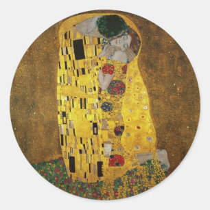 Adesivo Gustavo Klimt o beijo