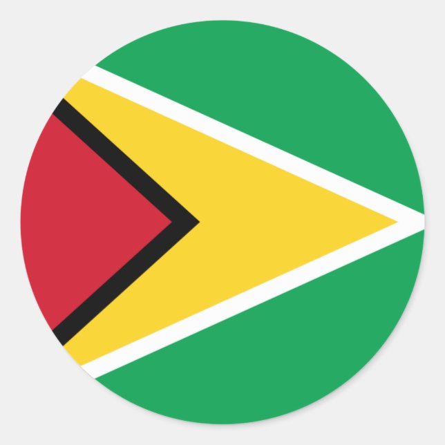 Adesivo Guyana flag  (Frente)