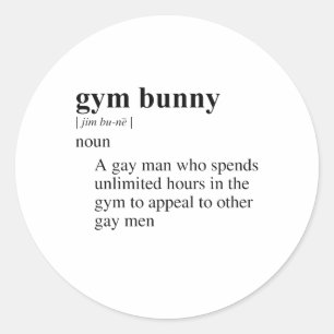 ADESIVO GYM BUNNY