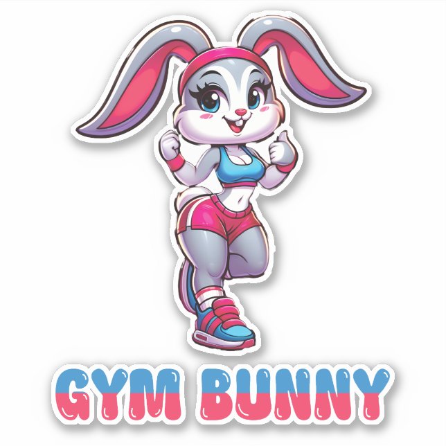 Adesivo Gym Bunny (Frente)