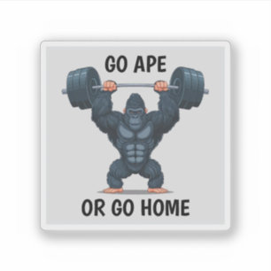 Adesivo Gym Gorilla