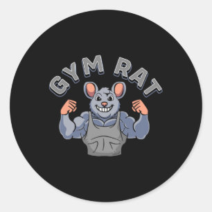 Adesivo Gym Lover Bodybuilding Workout Funny Gym Rat