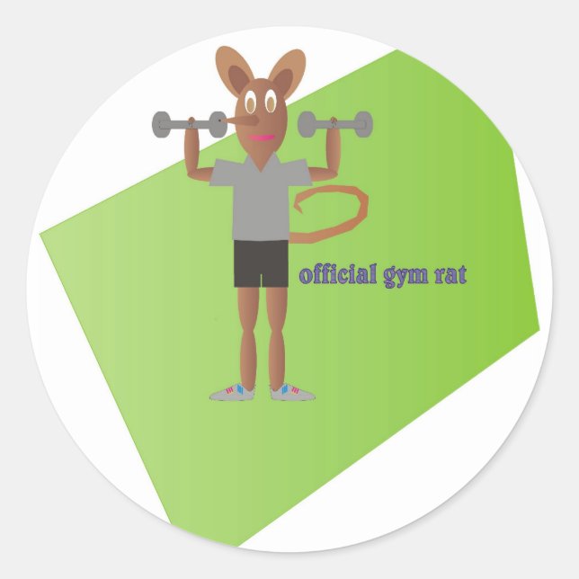 Adesivo Gym Rat (Frente)