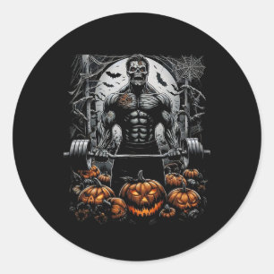 Adesivo Gym Spooky Malhação assombrada pelo esqueleto