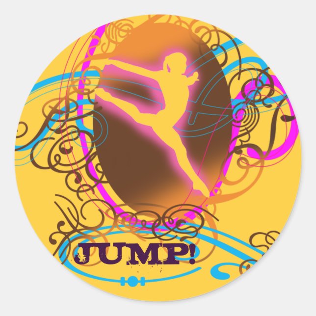 Adesivo Gymnast Dancer Sticker (Frente)