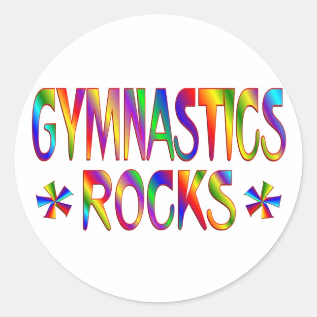 ADESIVO GYMNASTICS ROCKS (Frente)