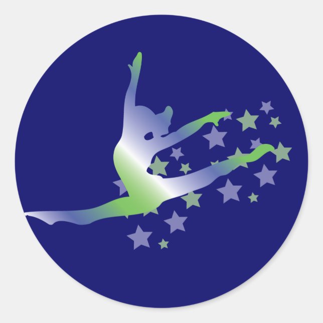 Adesivo Gymnastics Stickers (Frente)