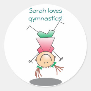 Adesivo Gymnastics Stickers