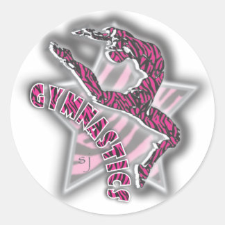 Adesivo Gymnastics Tiger Star Sticker Rosa