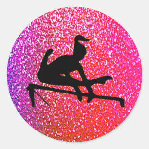 Adesivo Gymnastics Uneven Bares Sparkle Stickers