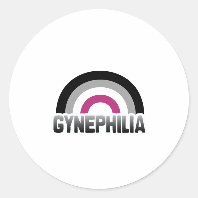 Adesivo Gynephilia Pride (Frente)