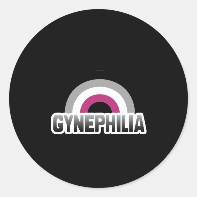 Adesivo Gynephilia Pride (Frente)