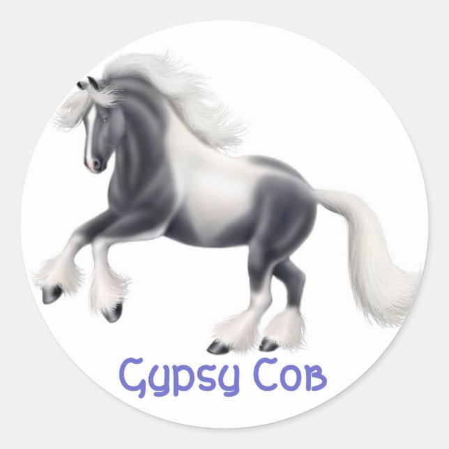 Adesivo Gypsy Cob Horse Sticker (Frente)