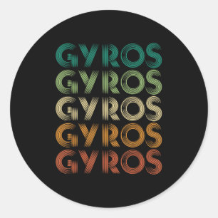 Adesivo Gyros Grécia Pé Grego Malaka