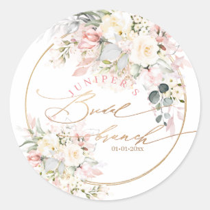 Adesivo H2 Dusty Rosa Hydrangea Cream Rosas Bridal Brunch