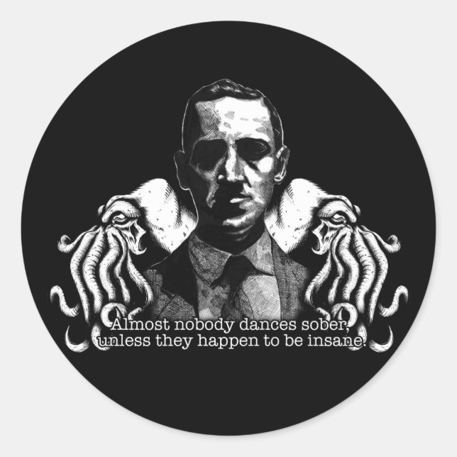 Adesivo H.P. Lovecraft Cthulu (Frente)