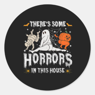 Adesivo Há alguns horrores nesta casa Ghost Pumpkin H