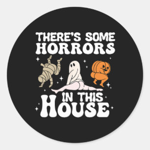Adesivo Há alguns horrores nesta casa Ghost Pumpkin H