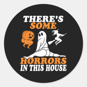 Adesivo Há alguns horrores neste Halloween