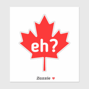 Adesivo hã,canadá,canadense,vermelho,folha,folha de bordo,