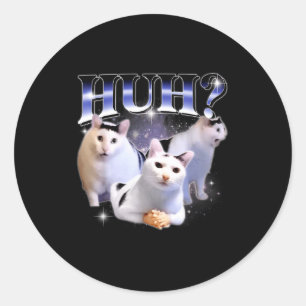 Adesivo Hã Humorístico Dank Gato Macho Estranhamente Bota
