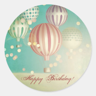 Adesivo Há magia no ar - feliz aniversário