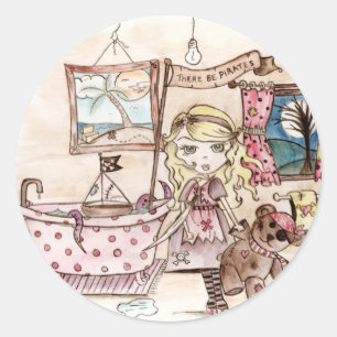 Adesivo Há Piratas - Stickers