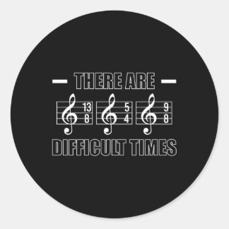 Adesivo Há Tempos Difíceis De Jogador De Trombone