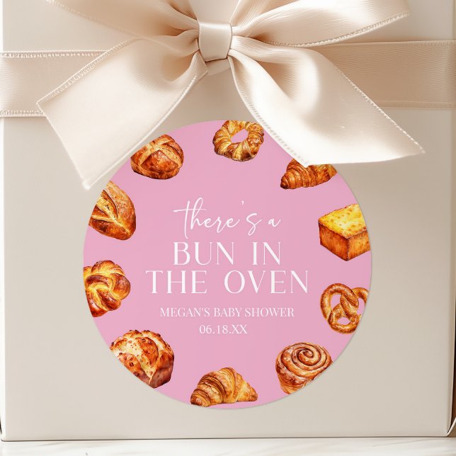 Adesivo Há Um Bolo No Forno Churrasco Chá de Bebê (Criador carregado)