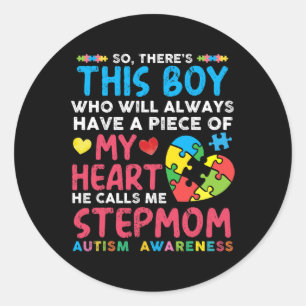 Adesivo Há um rapaz que ele me chama de Stepman Autism Awa
