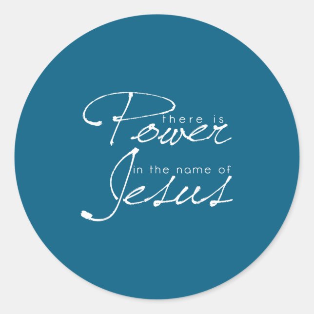 Adesivo Há Wer Em Nome De Jesus Cristão  (Frente)