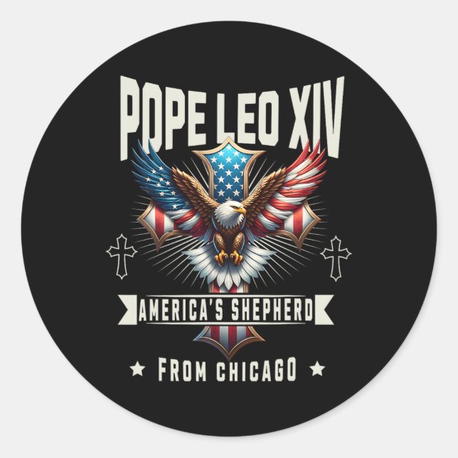 Adesivo Habemus Papam 2025 Eleição Vaticano Leo Xiv De C (Frente)