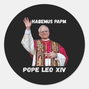 Adesivo Habemus Papam Leo Xiv _9