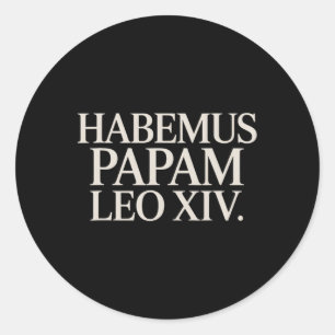 Adesivo Habemus Papam Leo Xiv. Papa