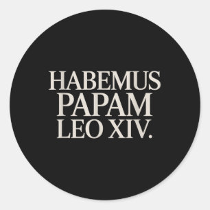 Adesivo Habemus Papam Leo Xiv. Papa