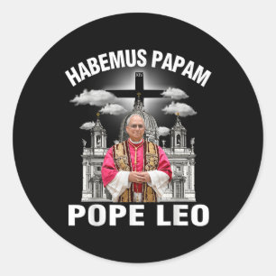 Adesivo Habemus Papam Leo Xiv Shirt Viva Il Papa