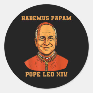 Adesivo Habemus Papam Papa Leo Xiv