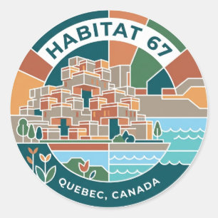 Adesivo Habitat 67 Canadá