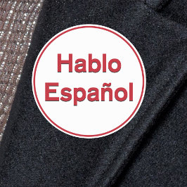 Adesivo Hablo Español - Eu Falo Espanhol