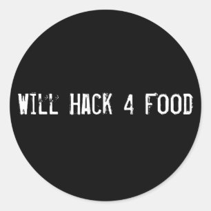 Adesivo Hack 4 Comida