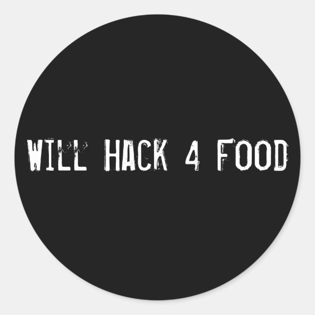 Adesivo Hack 4 Comida (Frente)
