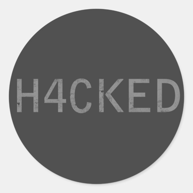 Adesivo hackeado (Frente)