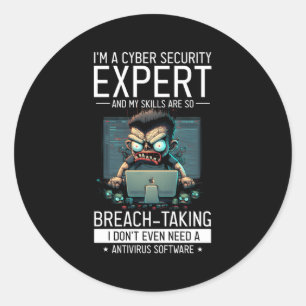 Adesivo Hacker Branco Para Cyber Warrior E Hacker Ético