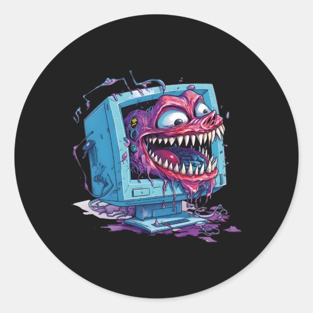 Adesivo Hacker Branco Para Cyber Warrior E Hacker Ético (Frente)