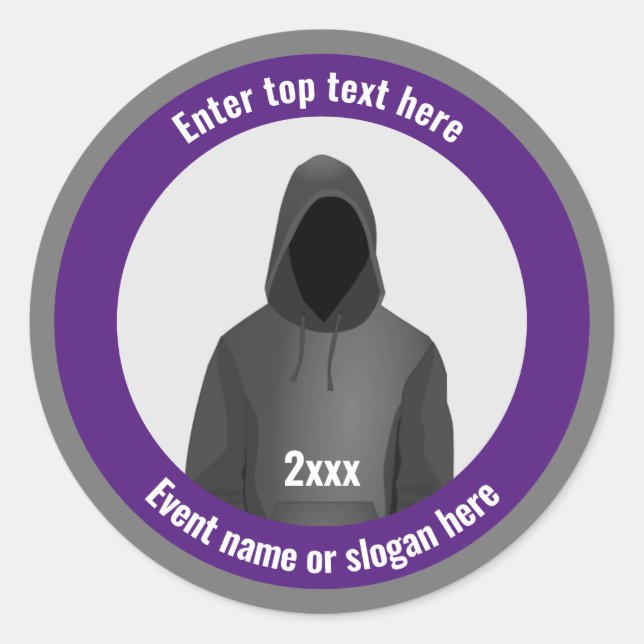 Adesivo Hacker de TI e cibersegurança com texto próprio at (Frente)