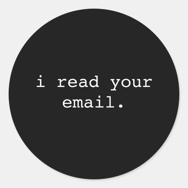 Adesivo Hacker Laptop Sticker - Correio Eletrônico (Frente)